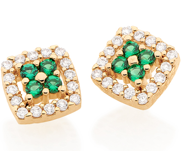 REF 525089 - BRINCO ROMMANEL PEDRA VERDE