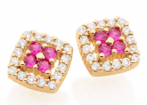 REF 525089 - BRINCO ROMMANEL PEDRA ROSA